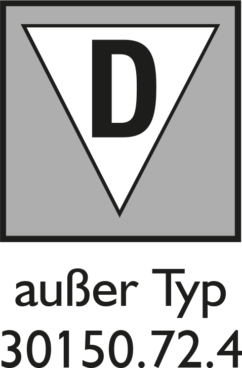 Leuchte mit begrenzter Oberflächentemp, außer Typ