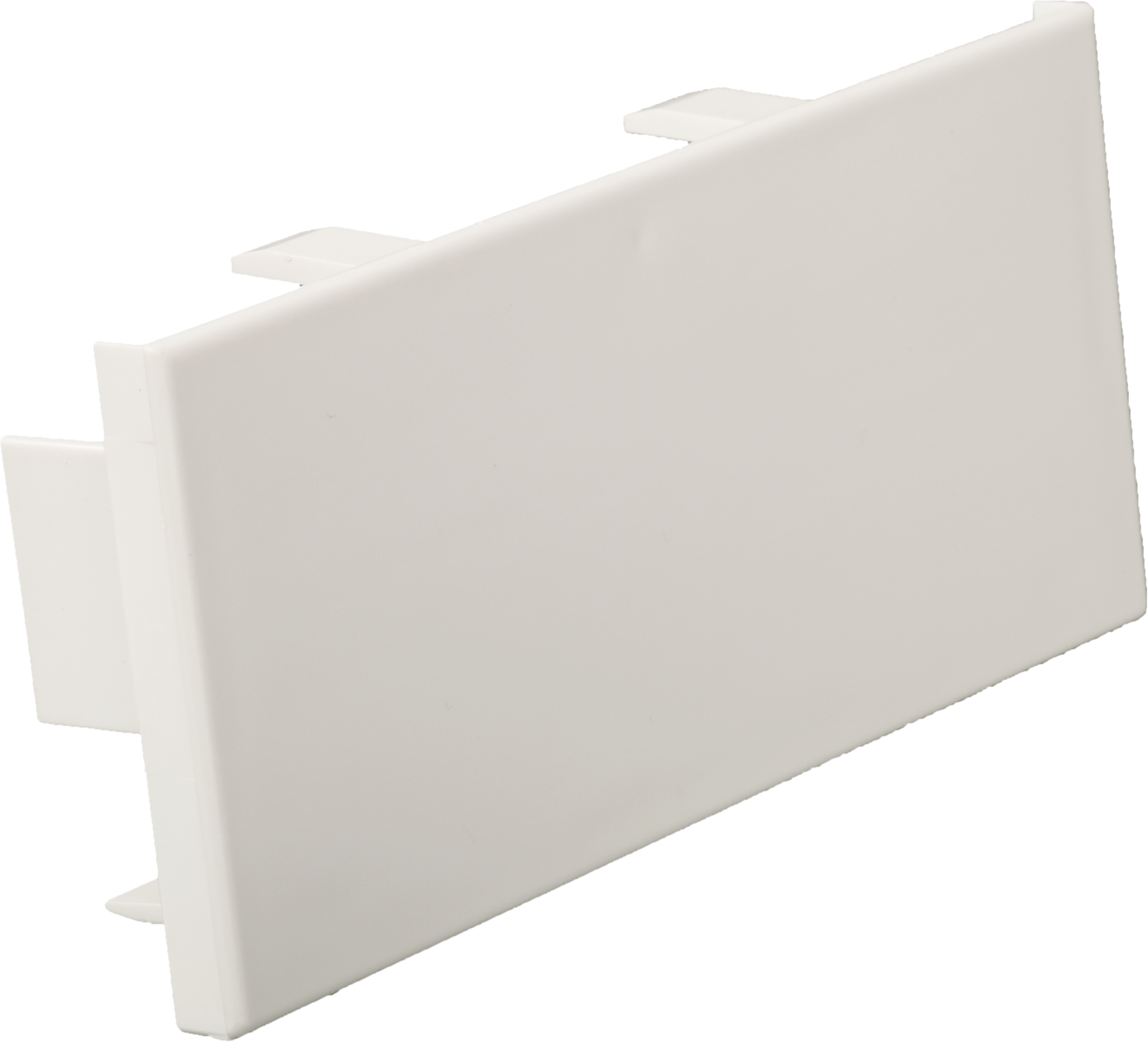 CK 40 Endstück 60x40mm Weiß RAL 9001 ABS