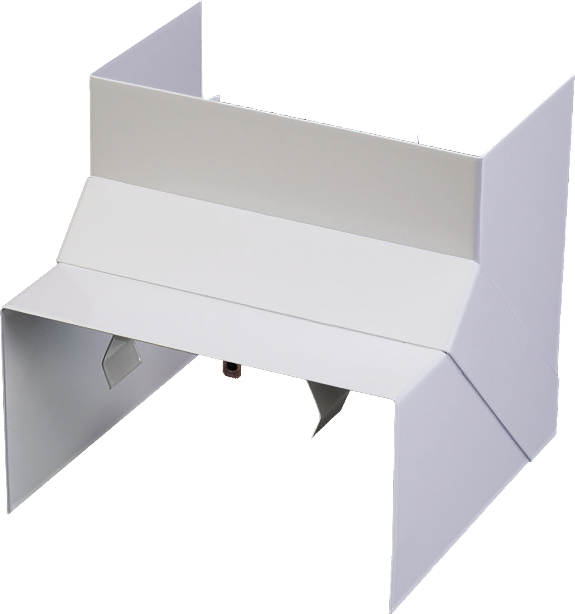 BRS-F Inneneck Für: 110 x 72 mm Stahlblech, RAL 9010