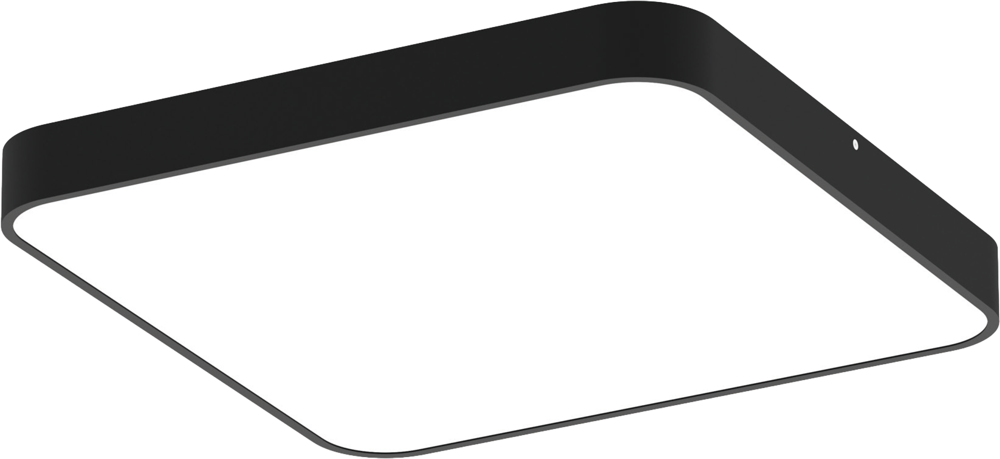 Anb./Pendell. APO 600.32.4.OP LED 32W/3770lm/4000K/CRI>80 600x600x65 mm/schwarz