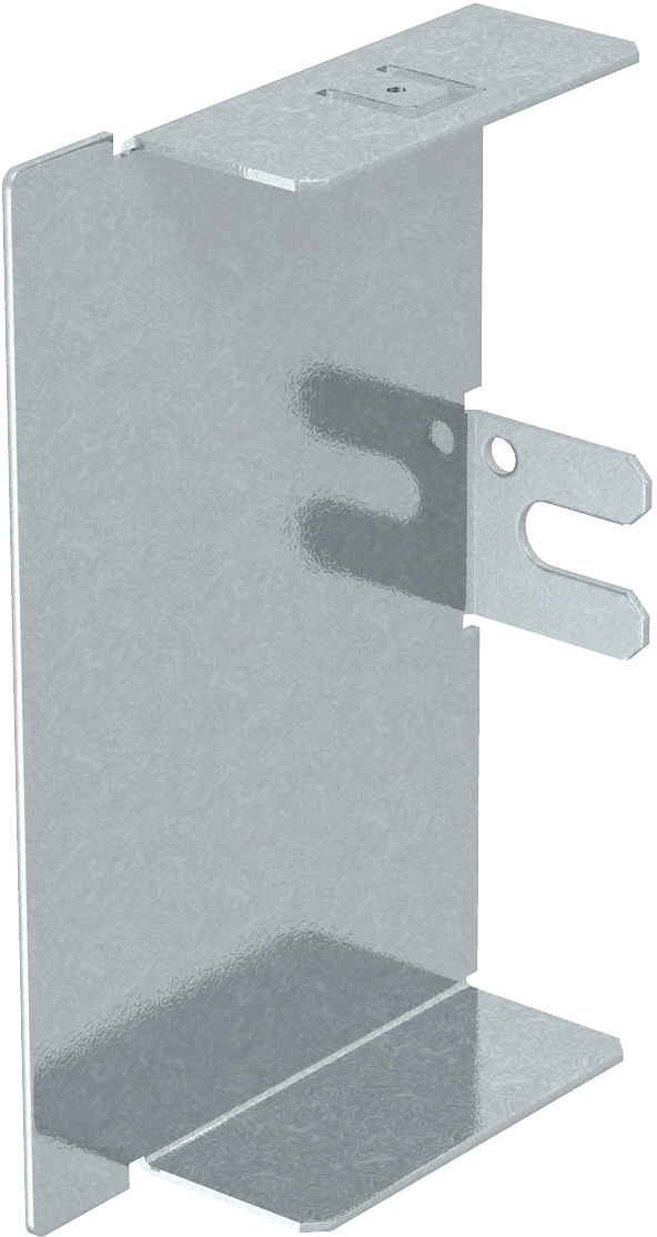 CKS Endstück 40x40mm sendzimirverzinkt Stahlblech