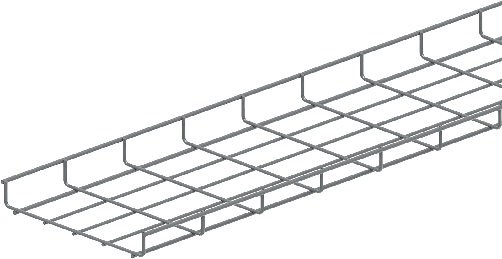 Gitterbahn GBL 3000x50x60 mm Drahtstärke 3,5/4,5 mm Sendzimirverzinkt