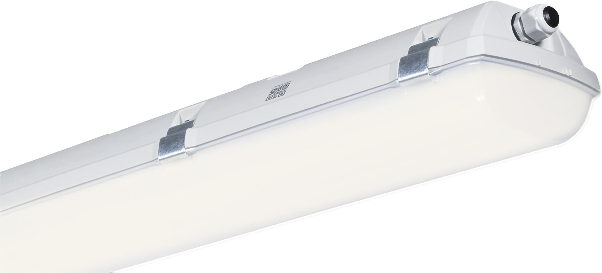 LED FR-Wannenl. 30150.44.4 MAX 44W,7300lm,4000K,CRI>80,V2A-Kl. PC opal,1452x145mm,Ta max.65°C