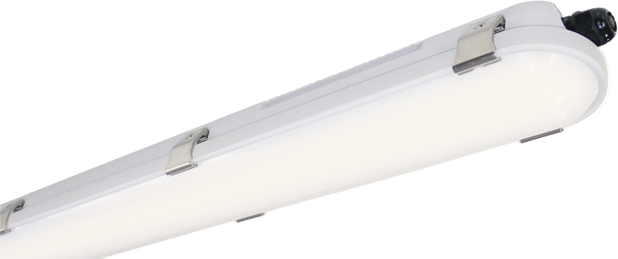 LED-FR Wannenleuchte 33150  35/40/50/60 W, max.6900 lm, einstellbar 1500mm/3000/4000/5000K, CRI>80, opal, IP66