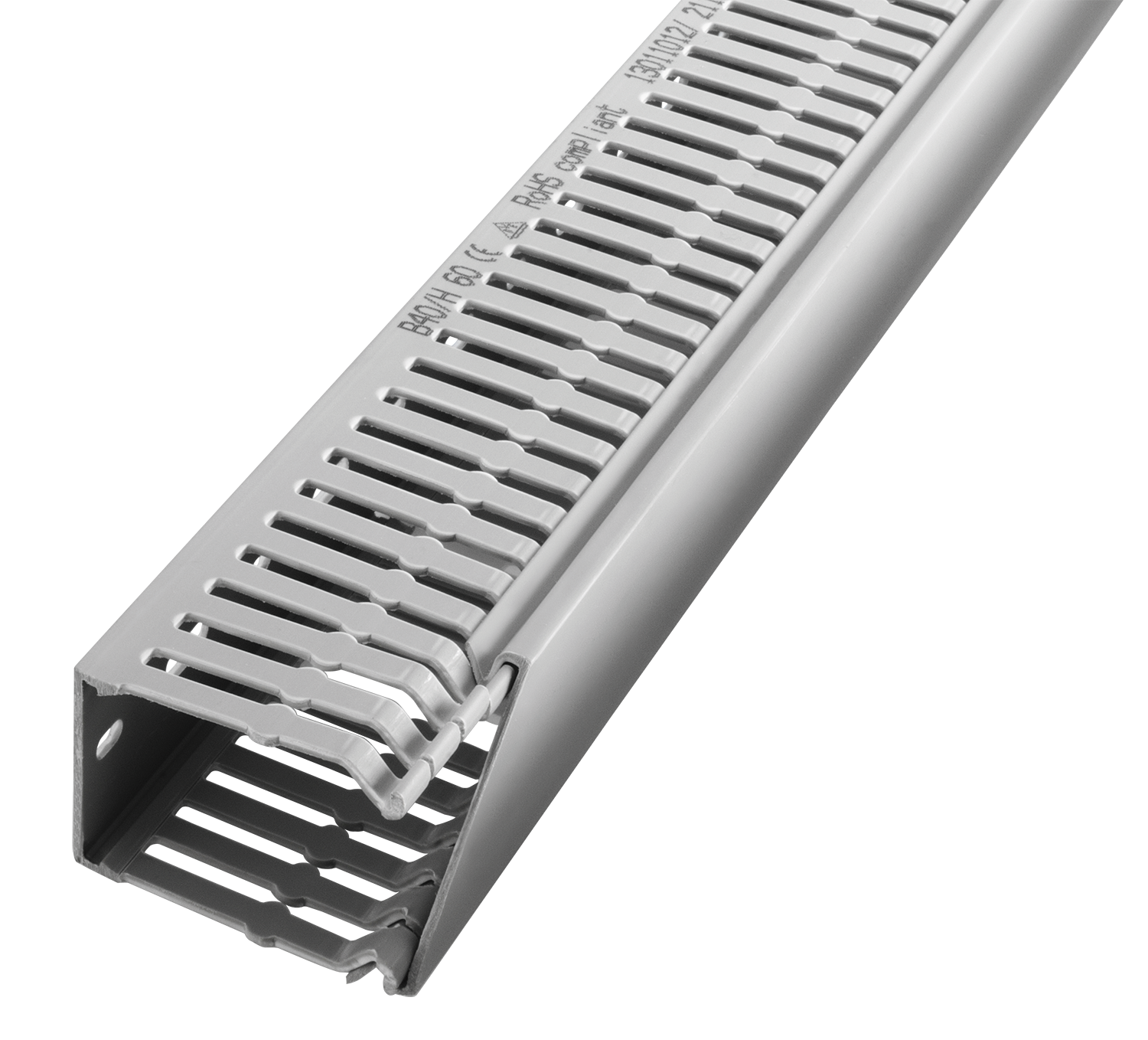 TERMINAL Control Panel Trunk. F2000 80/100 mm self-adhes.tape 9mm grey RAL 7030/ PU: 20m