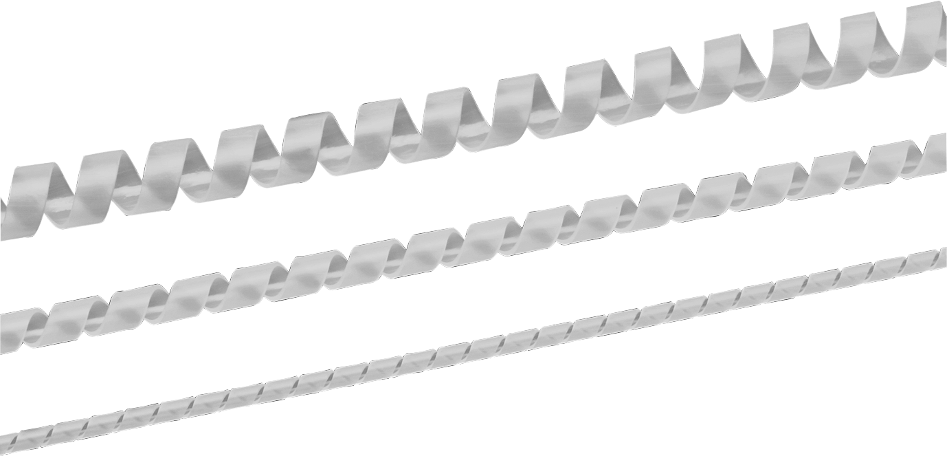 Spiralschlauch ø 3 mm Bündel ø 4-20mm PE natur, VE: 25 m