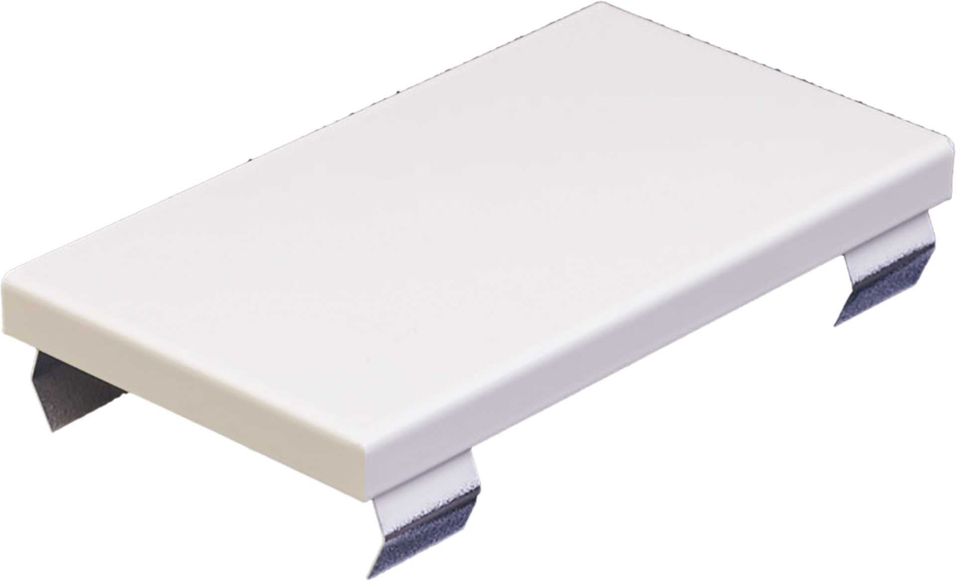 BRS-F Endstück Für: 130 x 72 mm Stahlblech, RAL 9010