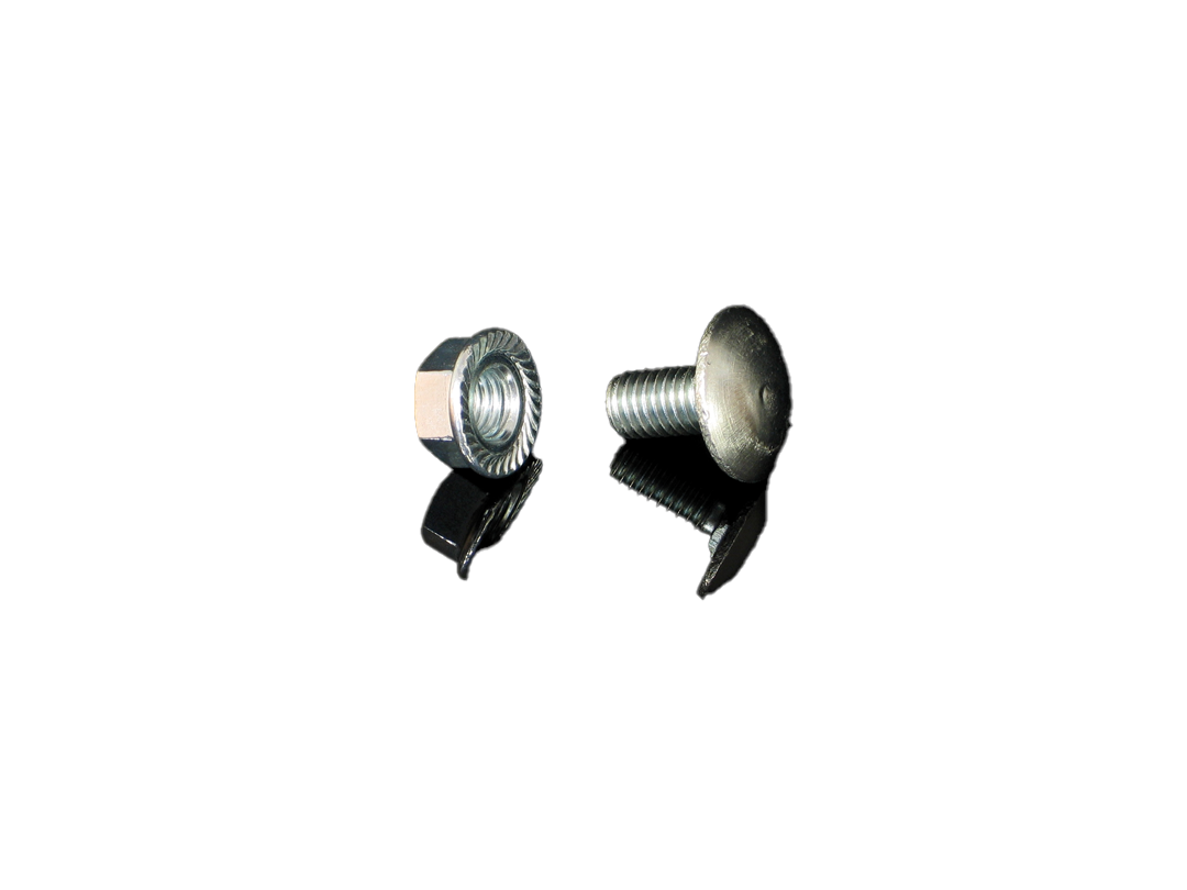 Schraubengarnitur M6x10 verdrehsicher, DIN 6923 / 4.8 Stahl, Galvanisert, VE: 100