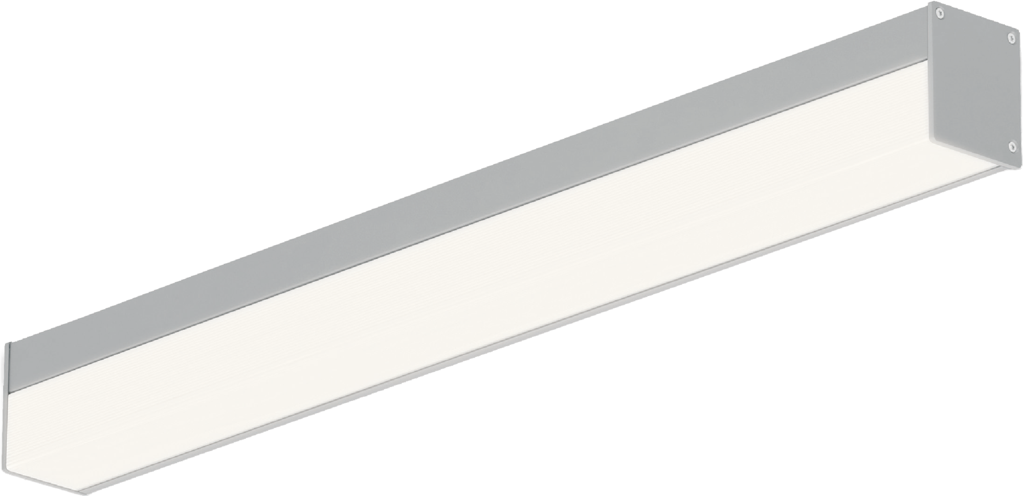 Spiegelleuchte LED-PSL 16.3 16W/2020lm/3000K/IP44/CRI>80 882x50x60mm/AL grau/Abd.opal