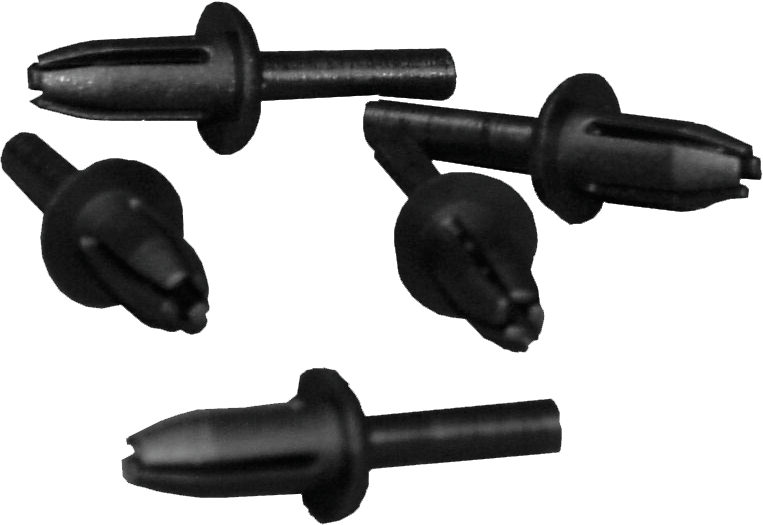 Spreiznieten Ø 6 mm, Schwarz 4000 Stück pro VE