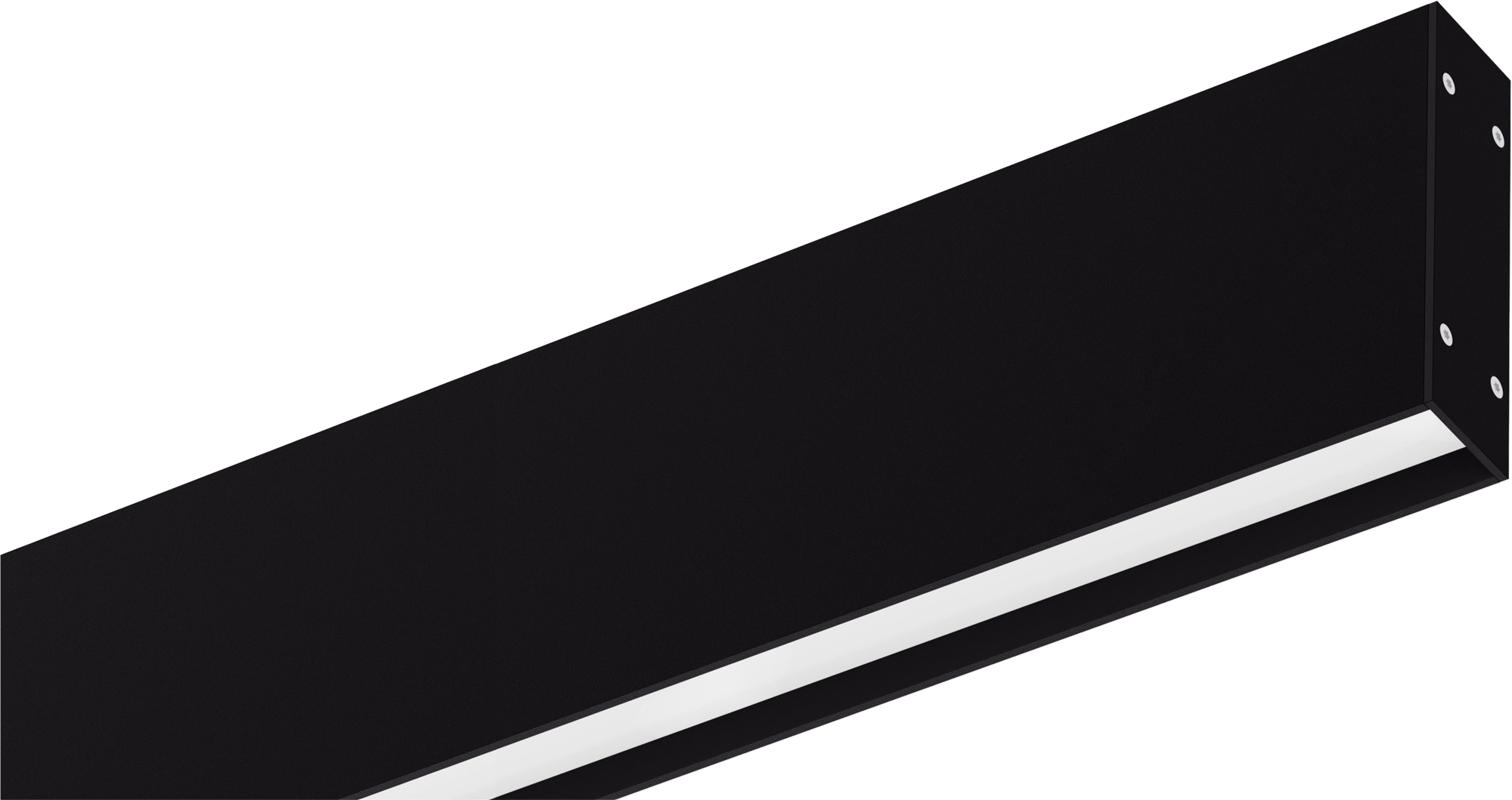 Universal-Pendell. PPL 73.4.PR-HG 73W/dir.4300lm/indir.3900lm/4000K 2170x28x100/CRI>80/schwarz